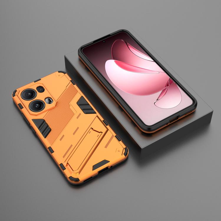 For OPPO Reno13 Pro 5G Global Punk Armor 2 in 1 PC + TPU Phone Case with Holder
