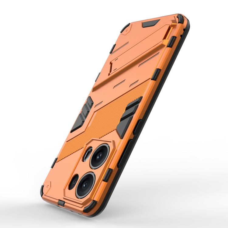 For OPPO Reno13 Pro 5G Global Punk Armor 2 in 1 PC + TPU Phone Case with Holder
