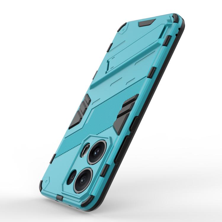 For OPPO Reno13 Pro 5G Global Punk Armor 2 in 1 PC + TPU Phone Case with Holder