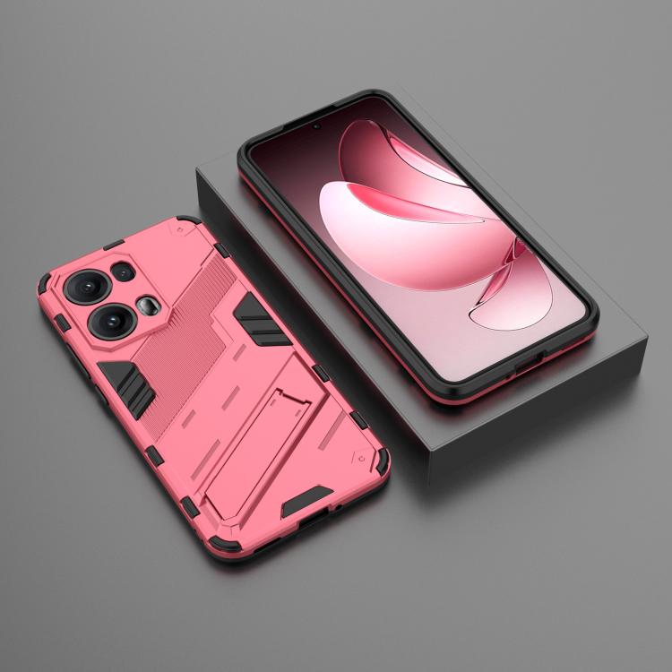 For OPPO Reno13 Pro 5G Global Punk Armor 2 in 1 PC + TPU Phone Case with Holder