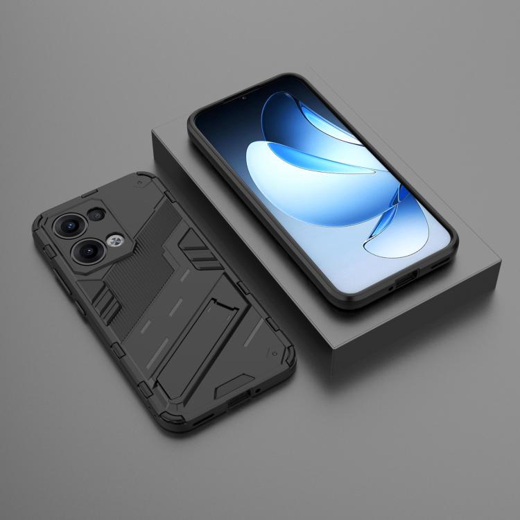 For OPPO Reno13 5G Global Punk Armor 2 in 1 PC + TPU Phone Case with Holder