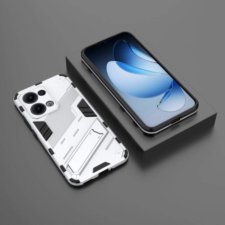 For OPPO Reno13 5G Global Punk Armor 2 in 1 PC + TPU Phone Case with Holder