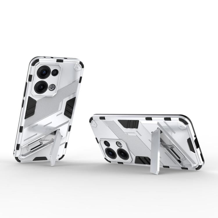 For OPPO Reno13 5G Global Punk Armor 2 in 1 PC + TPU Phone Case with Holder