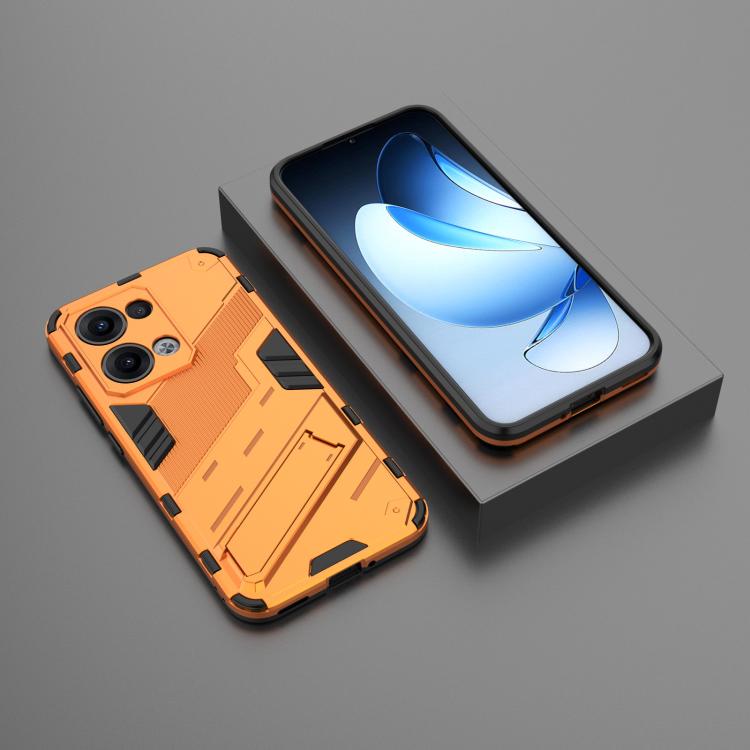 For OPPO Reno13 5G Global Punk Armor 2 in 1 PC + TPU Phone Case with Holder