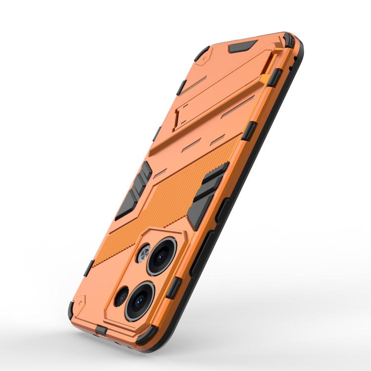 For OPPO Reno13 5G Global Punk Armor 2 in 1 PC + TPU Phone Case with Holder