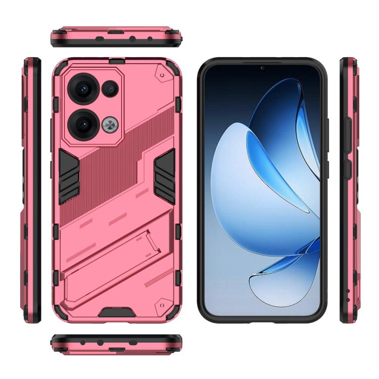 For OPPO Reno13 5G Global Punk Armor 2 in 1 PC + TPU Phone Case with Holder