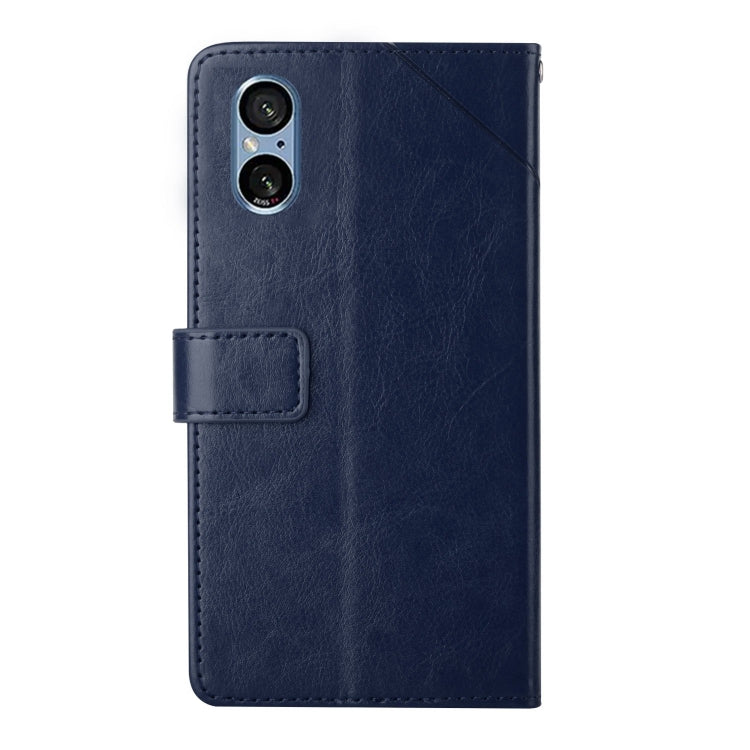 For Sony Xperia 5 V Y-shaped Pattern Flip Leather Phone Case