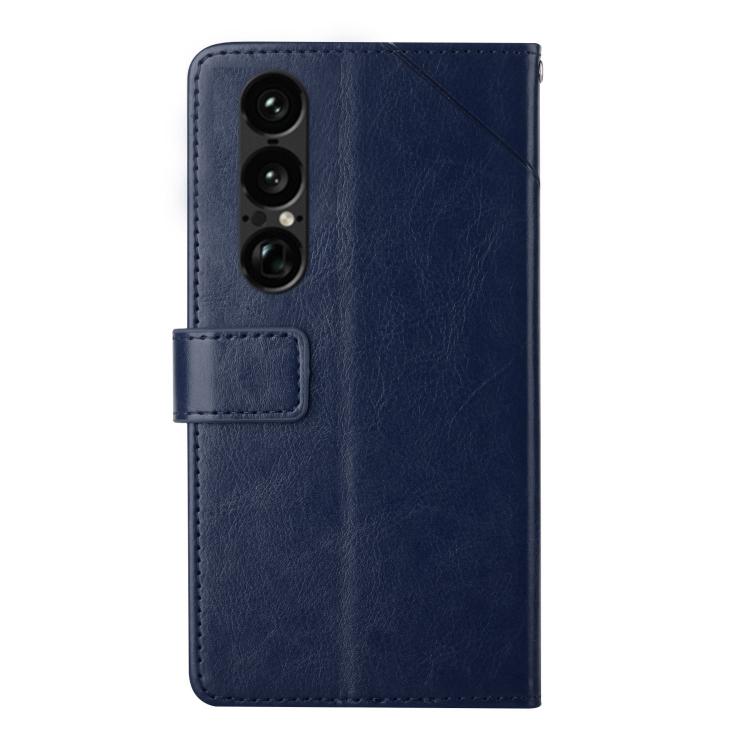 For Sony Xperia 1 VII Y-shaped Pattern Flip Leather Phone Case