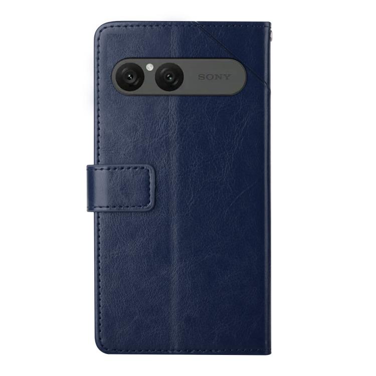 For Sony Xperia 10 VII Y-shaped Pattern Flip Leather Phone Case