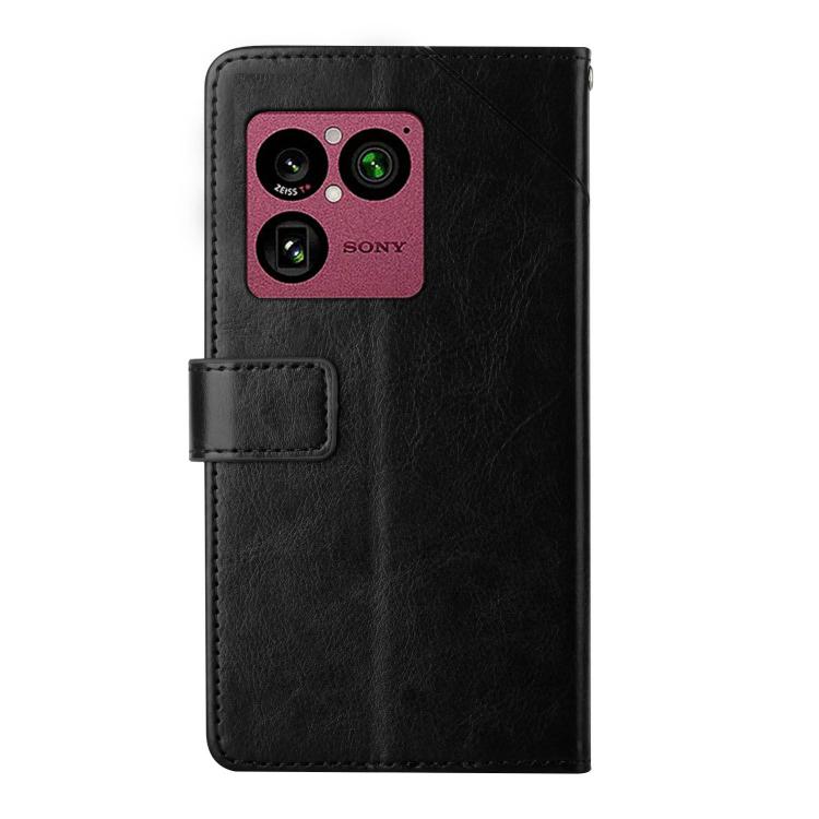 For Sony Xperia 1 VIII Y-shaped Pattern Flip Leather Phone Case