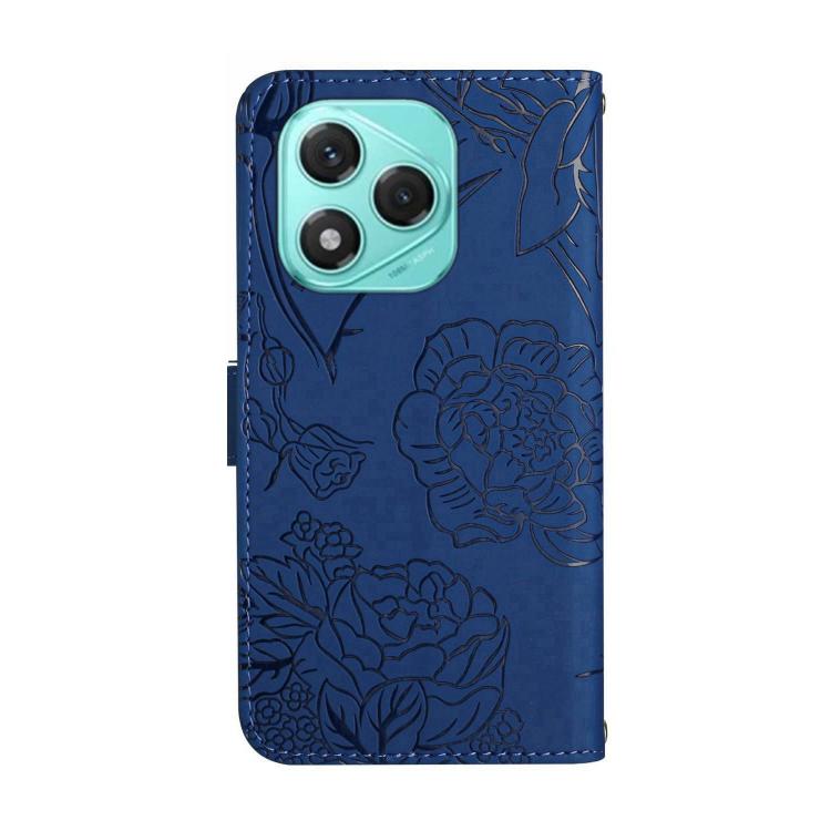 For Honor 400 Lite Global HT03 Skin Feel Butterfly Embossed Flip Leather Phone Case