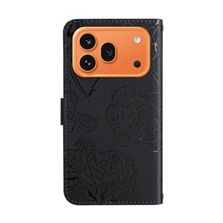 For Honor 600 Global / 600 Pro Global HT03 Skin Feel Butterfly Embossed Flip Leather Phone Case