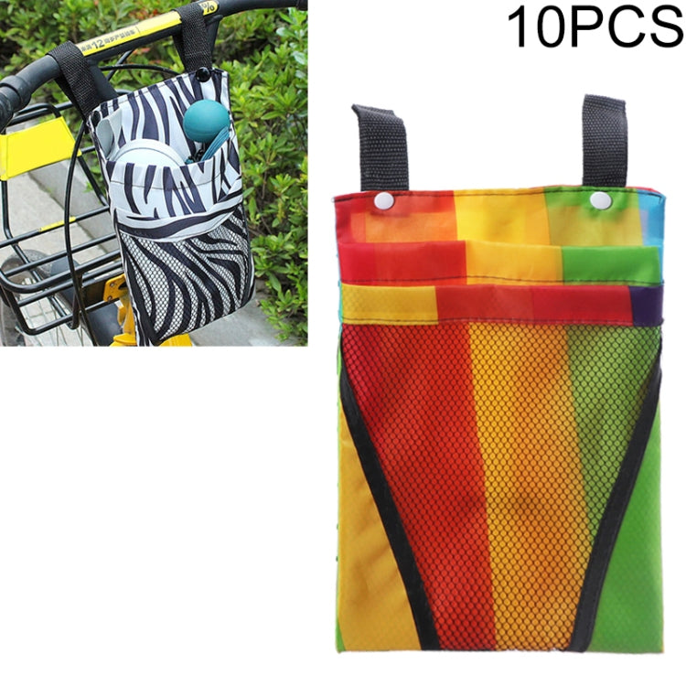 10 PCS Bicycle Phone Bag Hanging Basket Storage Bag Front Head Bag