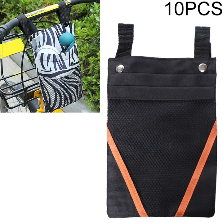 10 PCS Bicycle Phone Bag Hanging Basket Storage Bag Front Head Bag