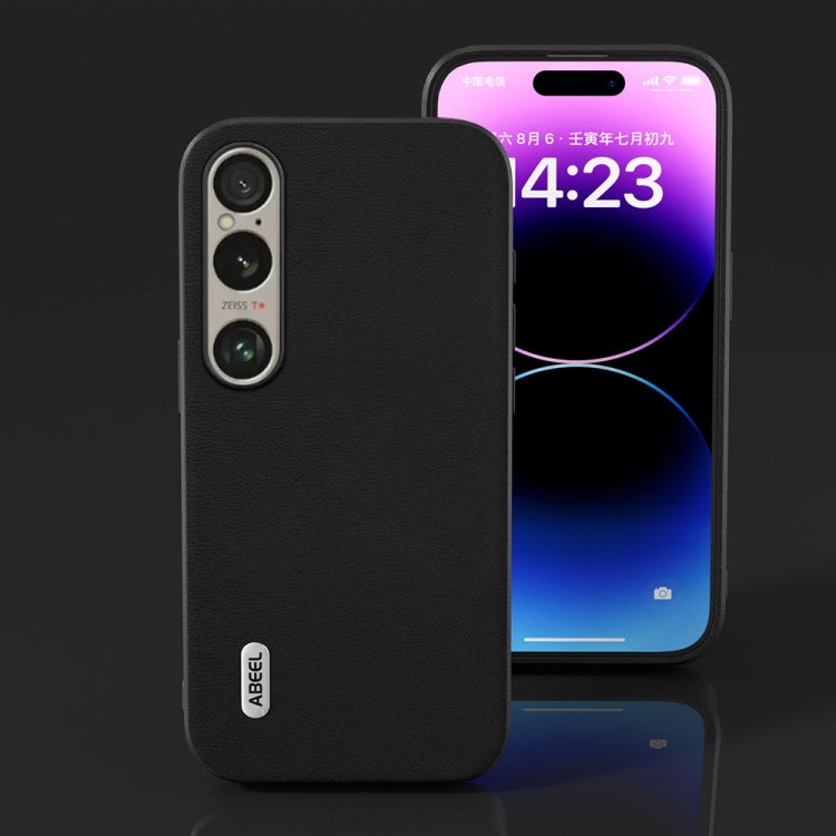 For Sony Xperia 1 VI ABEEL Haze Texture PU Phone Case