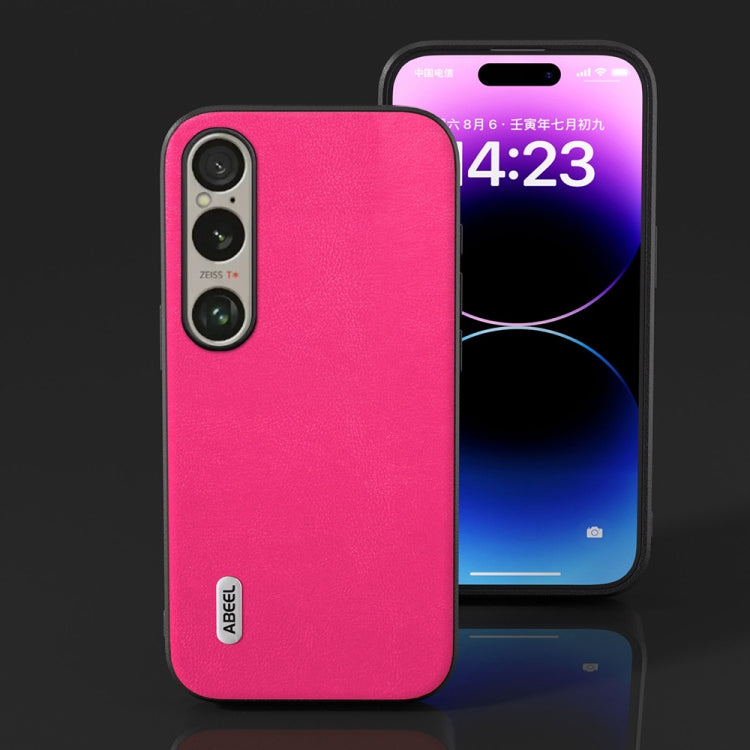 For Sony Xperia 1 VI ABEEL Haze Texture PU Phone Case