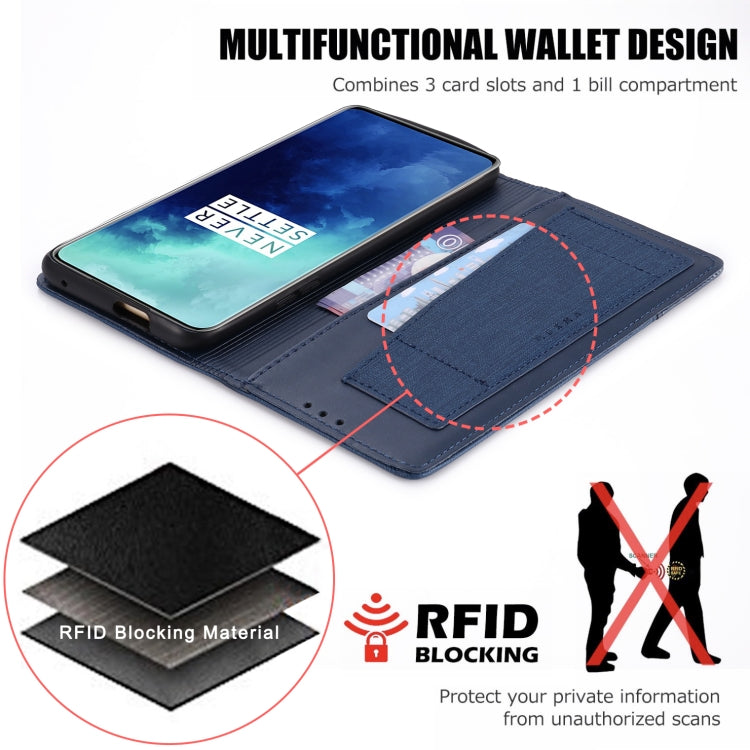 For OnePlus 7T Pro MUXMA MX109 Horizontal Flip Leather Case with Holder & Card Slot & Wallet