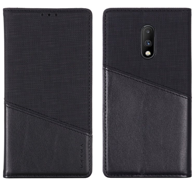 For OnePlus 7 MUXMA MX109 Horizontal Flip Leather Case with Holder & Card Slot & Wallet