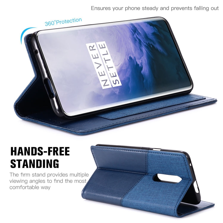 For OnePlus 7 Pro MUXMA MX109 Horizontal Flip Leather Case with Holder & Card Slot & Wallet