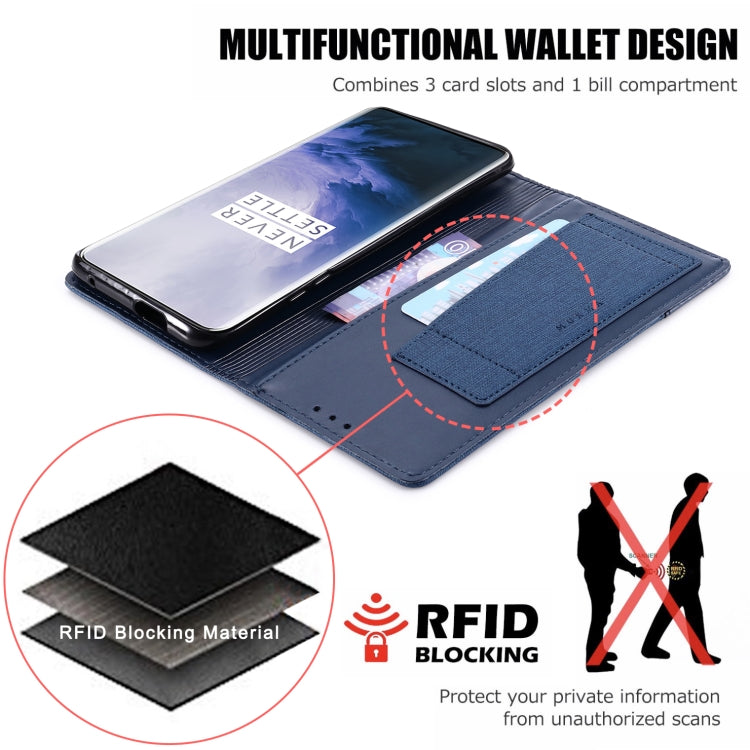 For OnePlus 7 Pro MUXMA MX109 Horizontal Flip Leather Case with Holder & Card Slot & Wallet