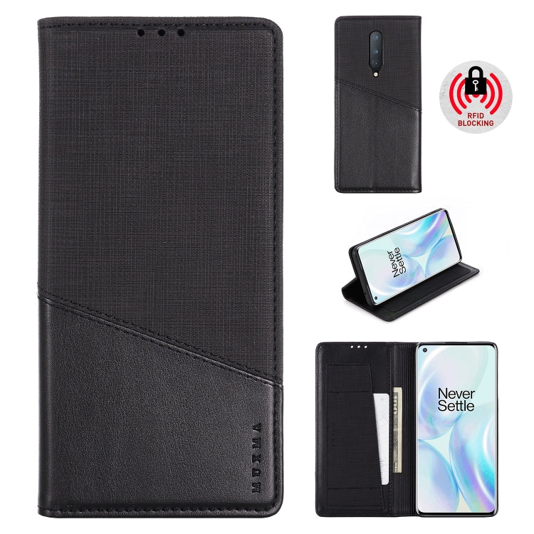 For OnePlus 8 MUXMA MX109 Horizontal Flip Leather Case with Holder & Card Slot & Wallet
