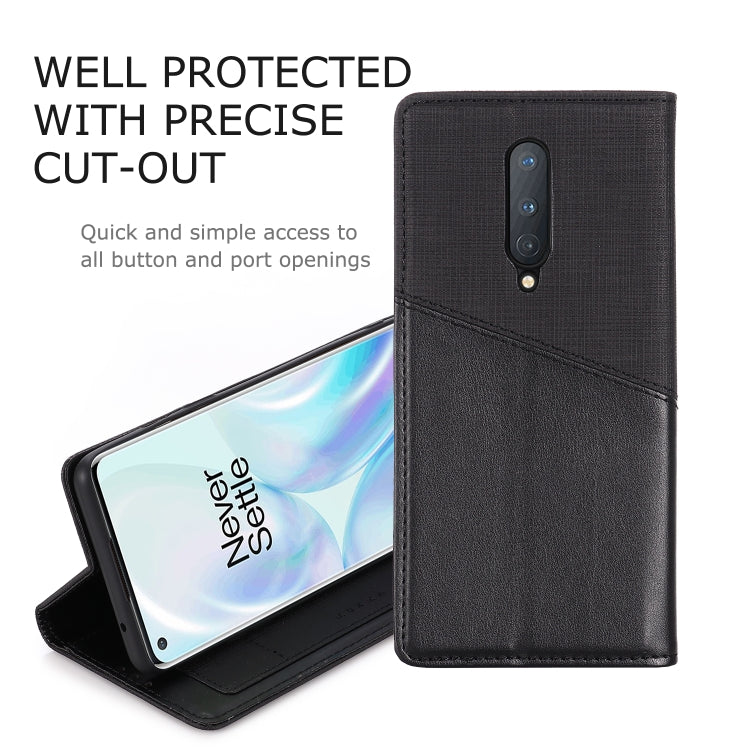 For OnePlus 8 MUXMA MX109 Horizontal Flip Leather Case with Holder & Card Slot & Wallet