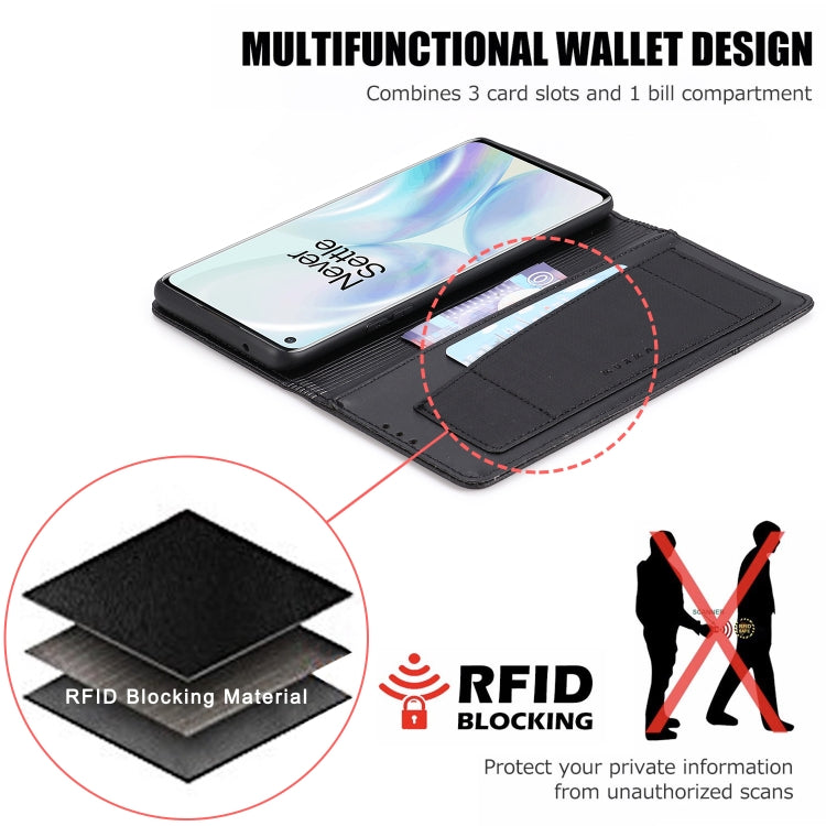 For OnePlus 8 MUXMA MX109 Horizontal Flip Leather Case with Holder & Card Slot & Wallet