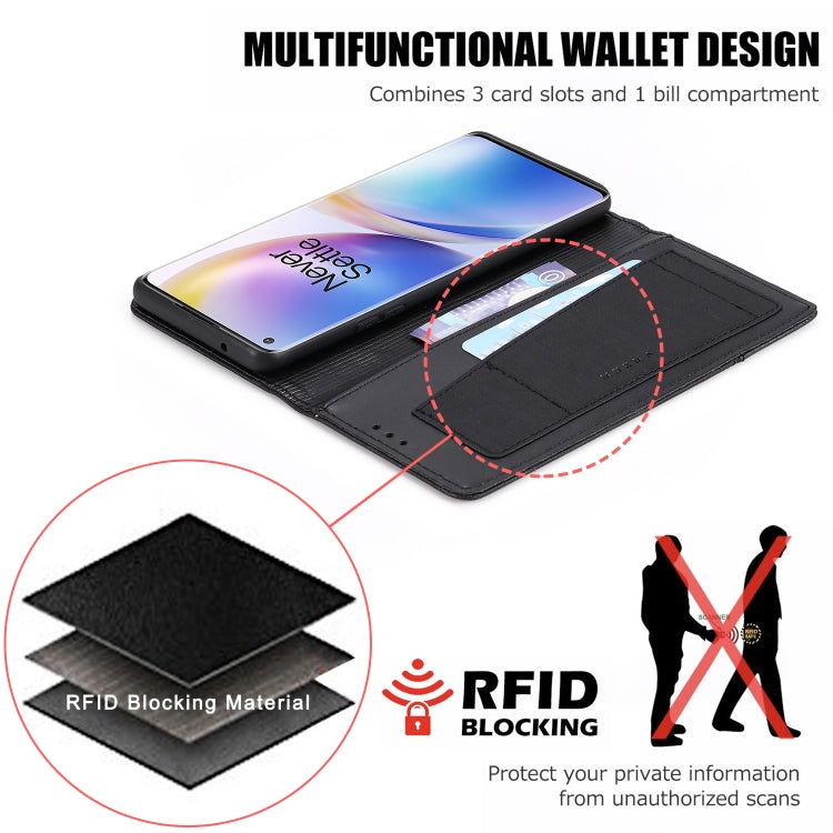 For OnePlus 8 Pro MUXMA MX109 Horizontal Flip Leather Case with Holder & Card Slot & Wallet