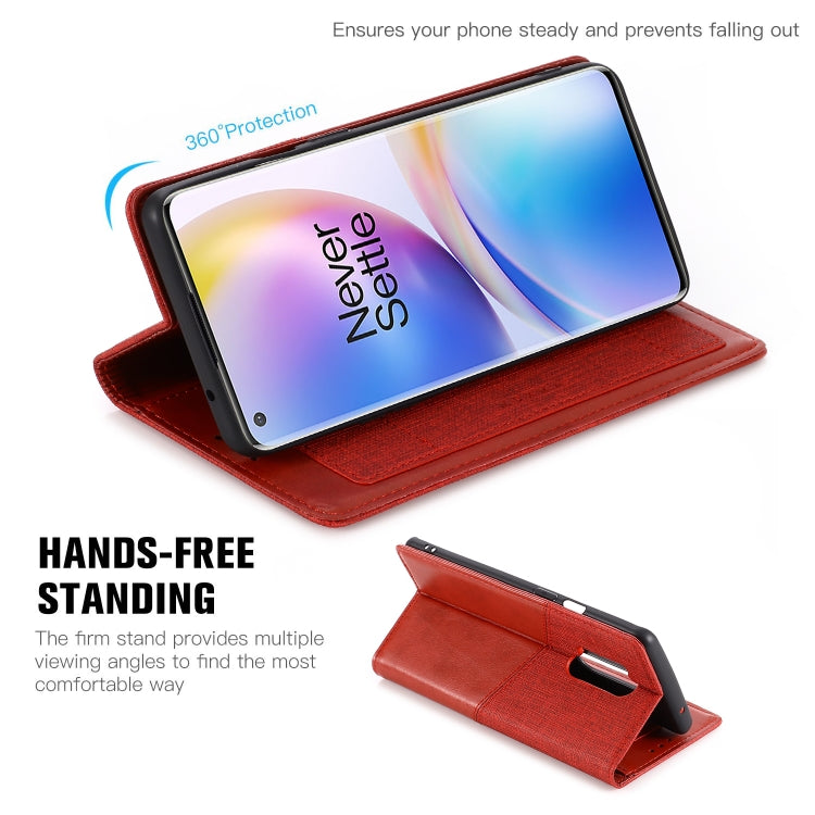 For OnePlus 8 Pro MUXMA MX109 Horizontal Flip Leather Case with Holder & Card Slot & Wallet