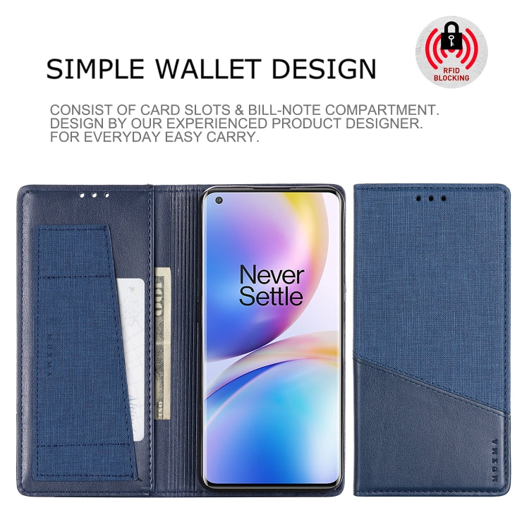 For OnePlus 8 Pro MUXMA MX109 Horizontal Flip Leather Case with Holder & Card Slot & Wallet