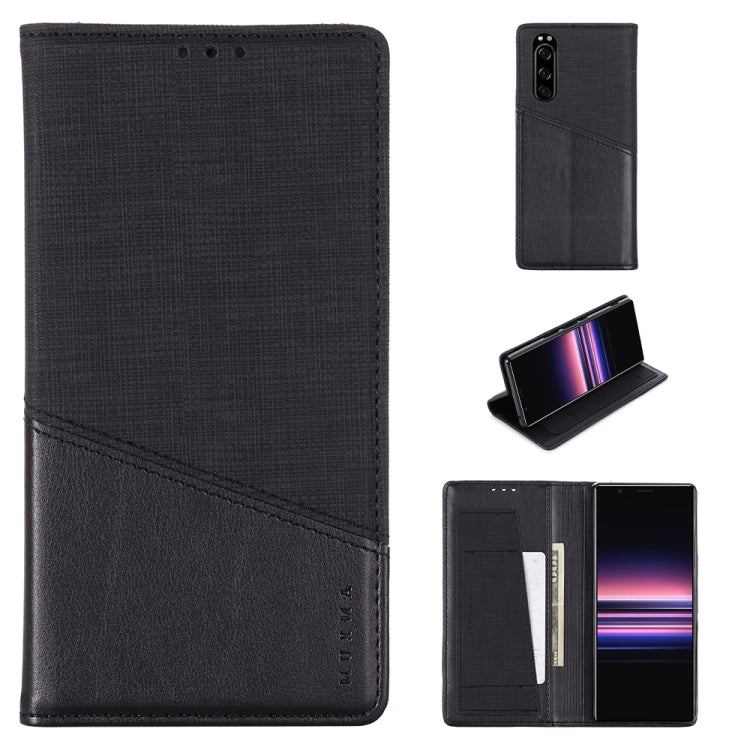 For Sony Xperia 5 MUXMA MX109 Horizontal Flip Leather Case with Holder & Card Slot & Wallet
