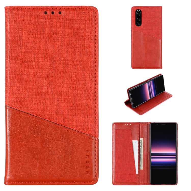For Sony Xperia 5 MUXMA MX109 Horizontal Flip Leather Case with Holder & Card Slot & Wallet