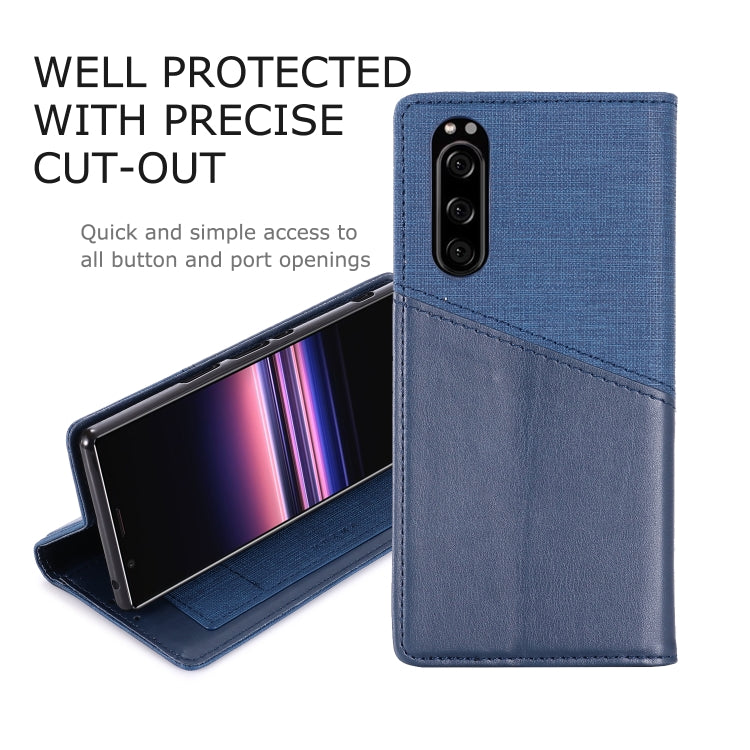 For Sony Xperia 5 MUXMA MX109 Horizontal Flip Leather Case with Holder & Card Slot & Wallet