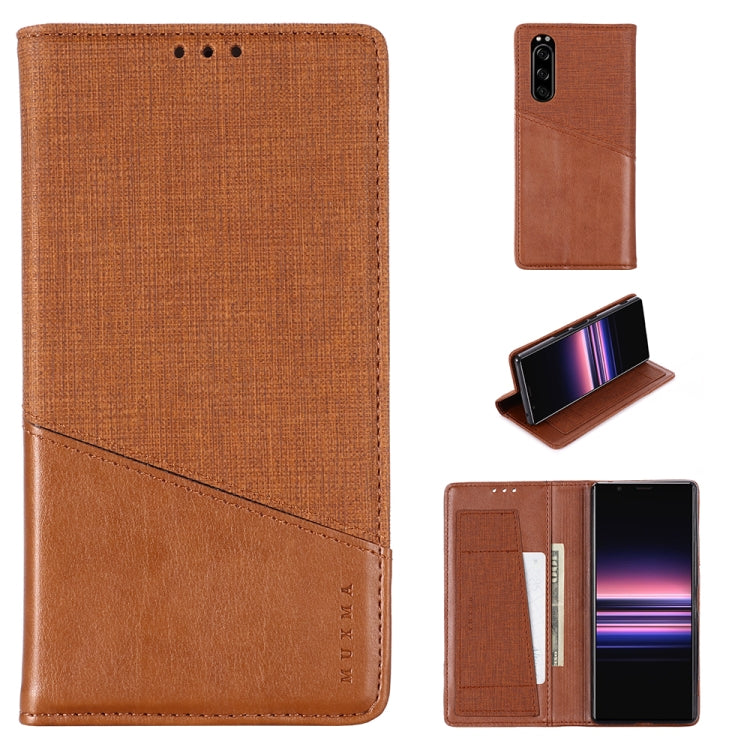 For Sony Xperia 5 MUXMA MX109 Horizontal Flip Leather Case with Holder & Card Slot & Wallet