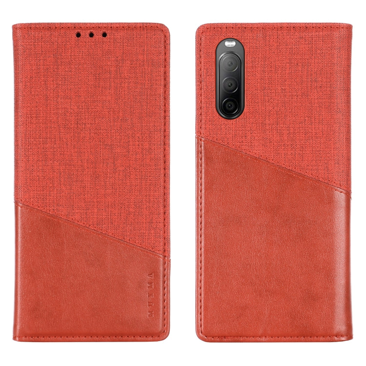 For Sony Xperia 10 II MUXMA MX109 Horizontal Flip Leather Case with Holder & Card Slot & Wallet