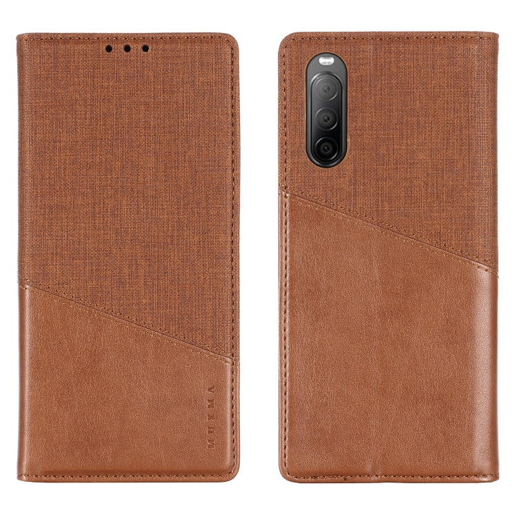 For Sony Xperia 10 II MUXMA MX109 Horizontal Flip Leather Case with Holder & Card Slot & Wallet