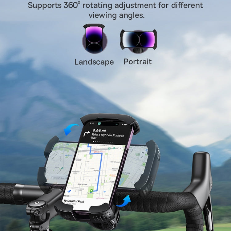 Baseus BS-CM024 QuickGo Series Bike Phone Mount(Black)