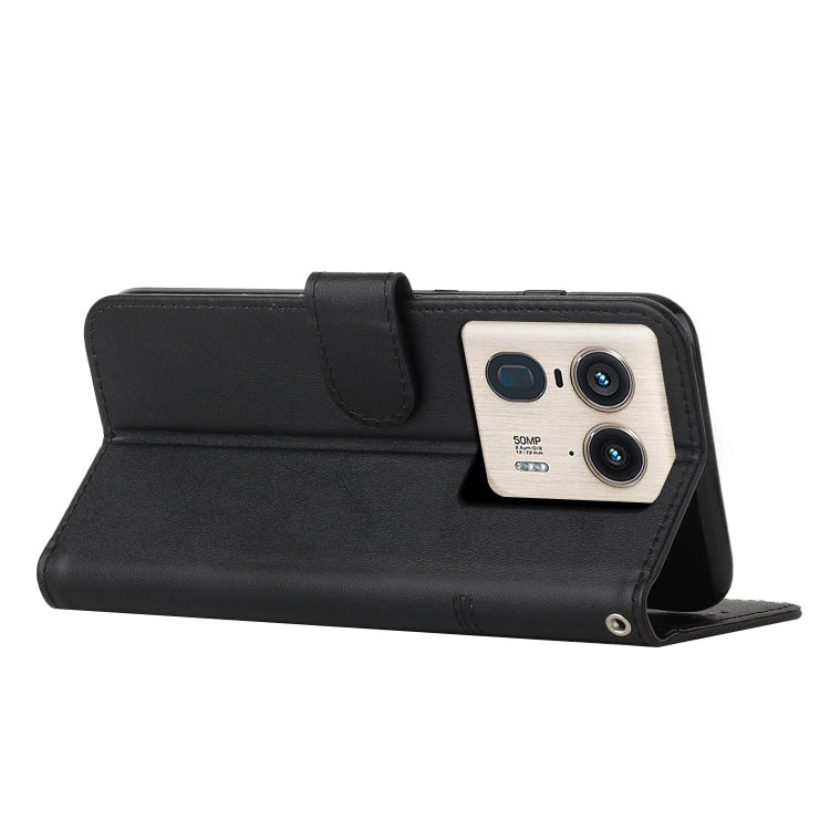 For Motorola Edge 50 Ultra Stitching Calf Texture Buckle Leather Phone Case