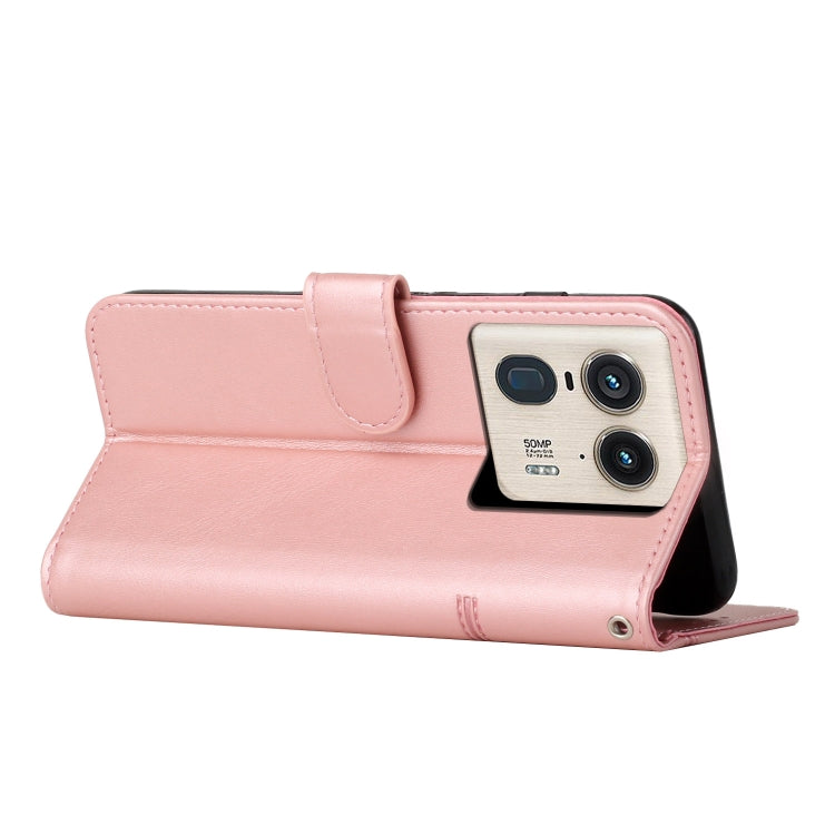 For Motorola Edge 50 Ultra Stitching Calf Texture Buckle Leather Phone Case