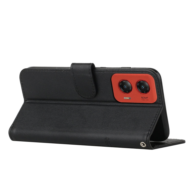 For Motorola Moto G Stylus 5G 2024 Stitching Calf Texture Buckle Leather Phone Case