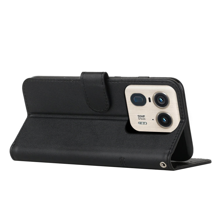 For Motorola Moto X50 Ultra Stitching Calf Texture Buckle Leather Phone Case