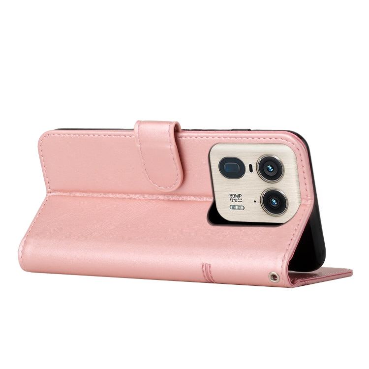 For Motorola Moto X50 Ultra Stitching Calf Texture Buckle Leather Phone Case