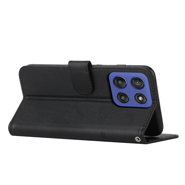 For Motorola Edge 60 Fusion Stitching Calf Texture Buckle Leather Phone Case