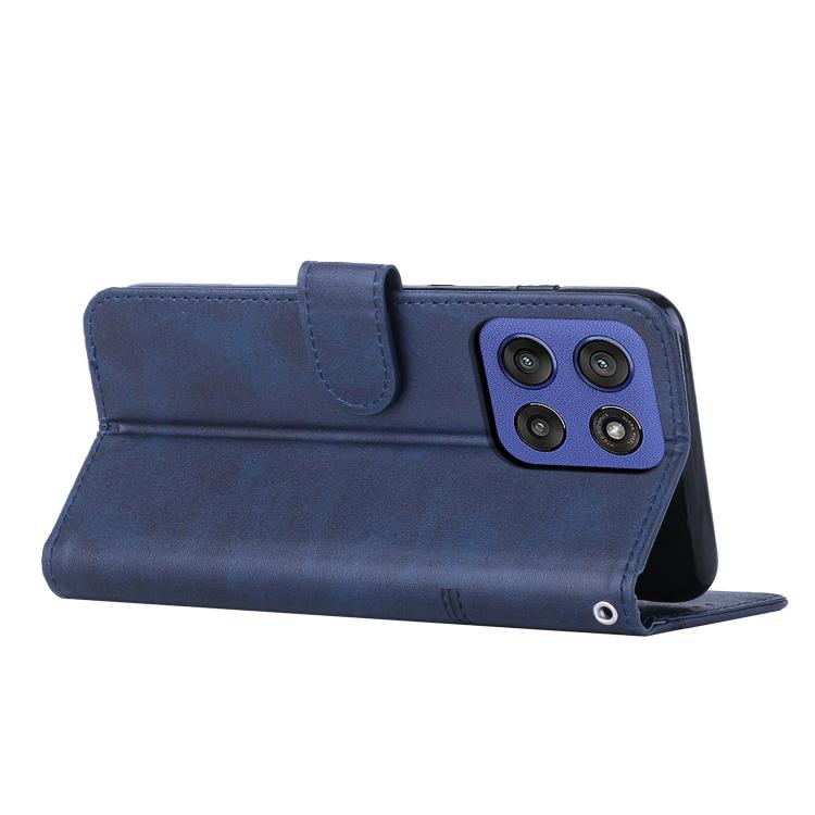 For Motorola Edge 60 Fusion Stitching Calf Texture Buckle Leather Phone Case