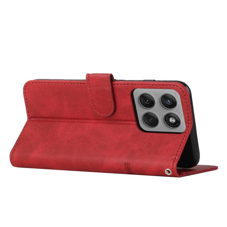 For Motorola Edge 60 Pro Stitching Calf Texture Buckle Leather Phone Case