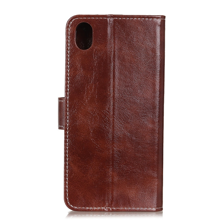 For Xiaomi Redmi 9A Retro Crazy Horse Texture Horizontal Flip Leather Case with Holder & Card Slots & Photo Frame & Wallet