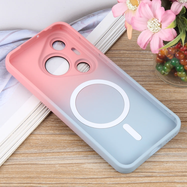 For Huawei Pura 70 Pro Liquid TPU Silicone Gradient MagSafe Phone Case