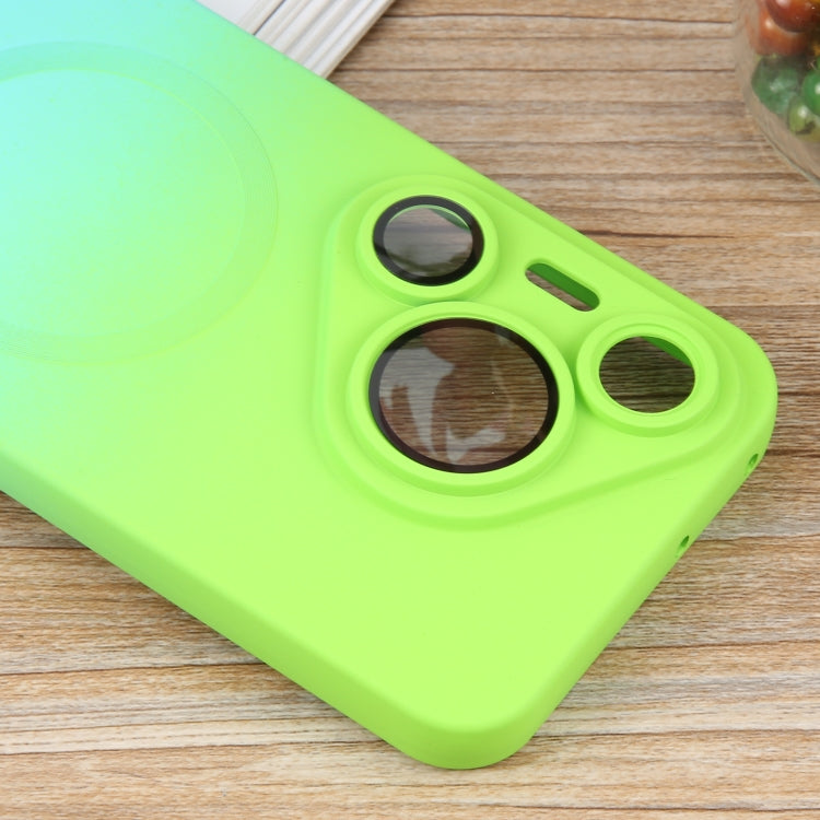 For Huawei Pura 70 Pro Liquid TPU Silicone Gradient MagSafe Phone Case