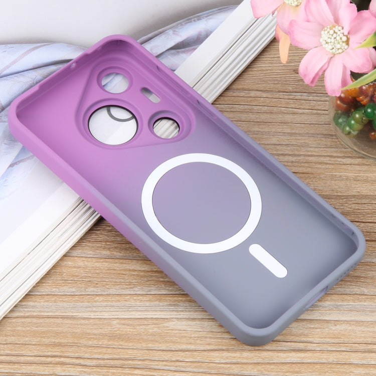 For Huawei Pura 70 Pro Liquid TPU Silicone Gradient MagSafe Phone Case