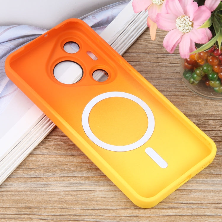 For Huawei Pura 70 Liquid TPU Silicone Gradient MagSafe Phone Case